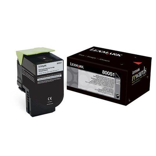 OEM Lexmark 80C0S10 800S1 Toner Cartridge Black 2.5K - TonerParts