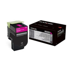 OEM Lexmark 80C0S30 Magenta Toner Cartridge 2K