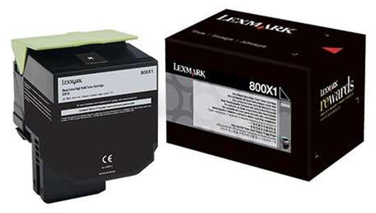 OEM Lexmark 80C0X10 800X1 Toner Cartridge Black 8K - TonerParts