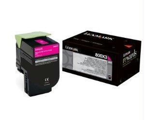 OEM Lexmark 80C0X30 Toner Cartridge Magenta 4K - TonerParts
