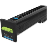 OEM Lexmark 82K1XC0 Toner Cartridge Cyan 22K Return Program