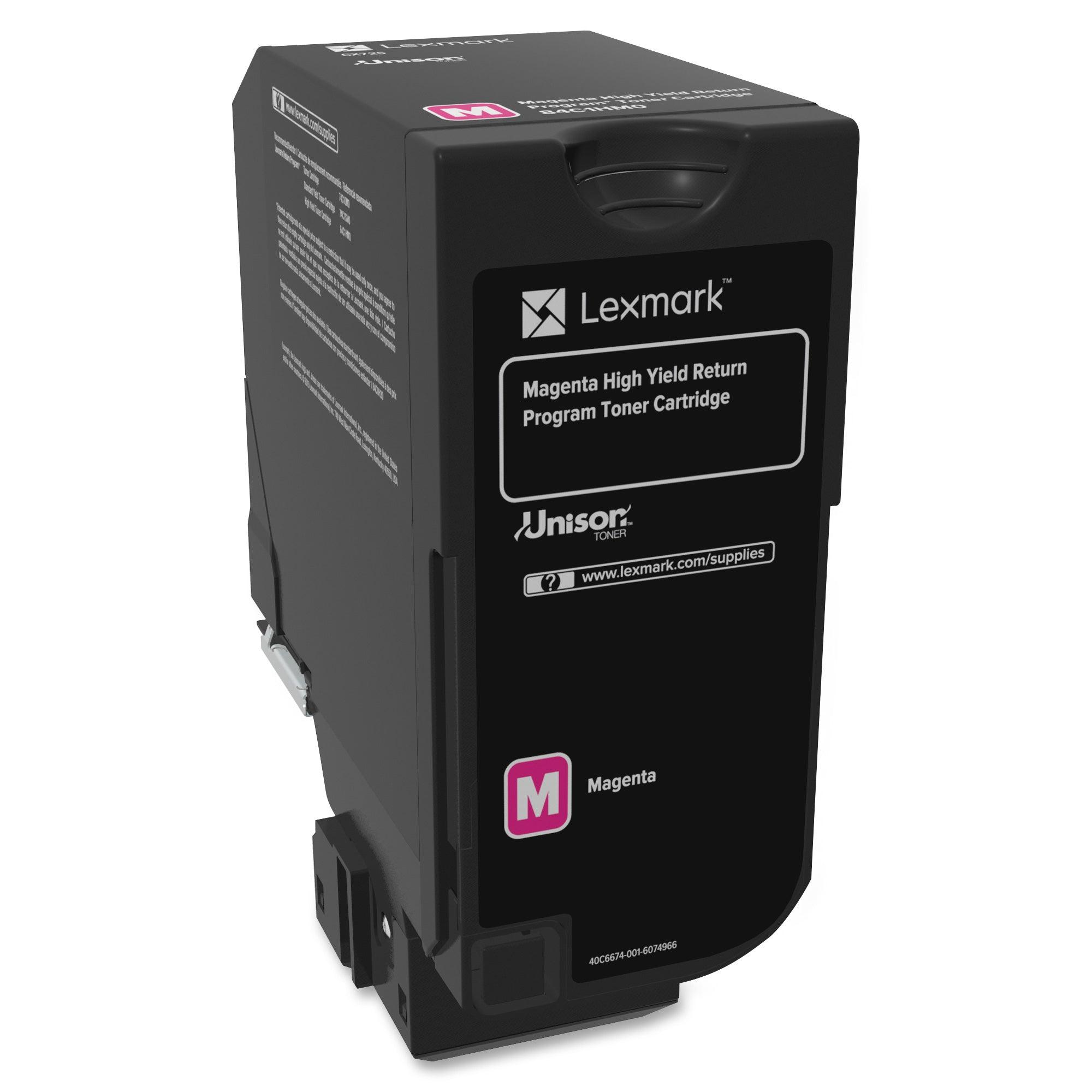 OEM Lexmark 84C1HM0 Toner Cartridge Magenta 16K Return Program - TonerParts