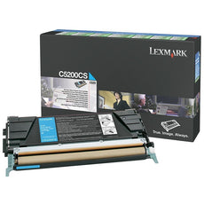 OEM Lexmark C5200CS Toner Cartridge Cyan 1.5K Return Program