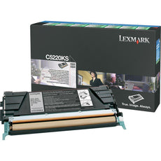 OEM Lexmark C5220KS Toner Cartridge Black 4K Return Program