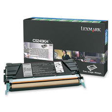 OEM Lexmark C5240KH Toner Cartridge Black 8K Return Program