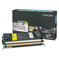 OEM Lexmark C5240YH Toner Cartridge Yellow 5K Return Program