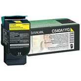 OEM Lexmark C540A1YG Toner Cartridge Yellow 1K Return Program