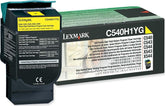 OEM Lexmark C540H1YG Toner Cartridge Yellow 2K Return Program