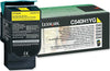 OEM Lexmark C540H1YG Toner Cartridge Yellow 2K Return Program