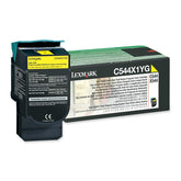 OEM Lexmark C544X1YG Toner Cartridge Yellow 4K Return Program