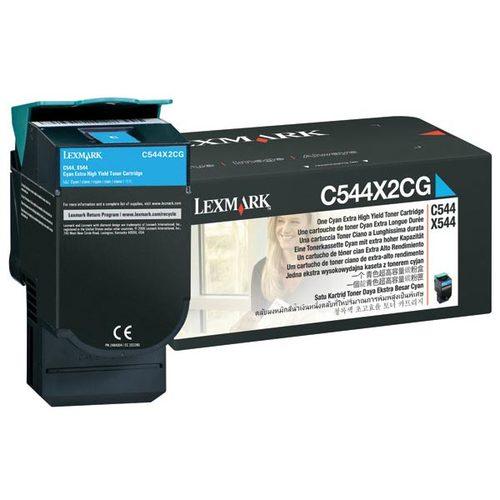 OEM Lexmark C544X2CG Cyan Toner Cartridge Cyan 4K - TonerParts