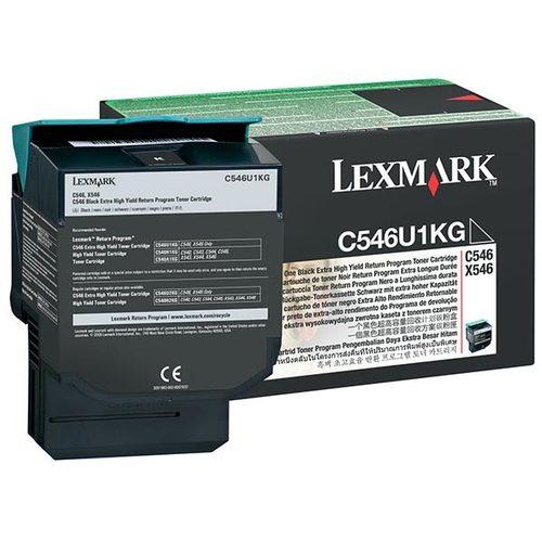 OEM Lexmark C546U1KG Toner Cartridge Black 8K Return Program - TonerParts