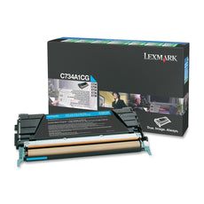 OEM Lexmark C734A1CG Toner Cartridge Cyan 6K Yield Return Program