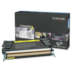OEM Lexmark C734A2YG Toner Cartridge Yellow 6K Yield