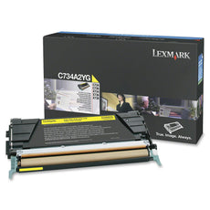 OEM Lexmark C734A2YG Toner Cartridge Yellow 6K Yield