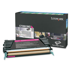 OEM Lexmark C736H1MG Toner Cartridge Magenta 10K Return Program