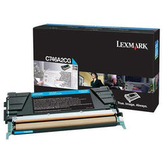 OEM Lexmark C746A2CG Toner Cartridge Cyan 7K