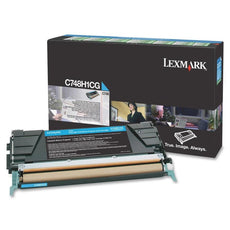 OEM Lexmark C748H1CG Toner Cartridge Cyan 10K Return Program