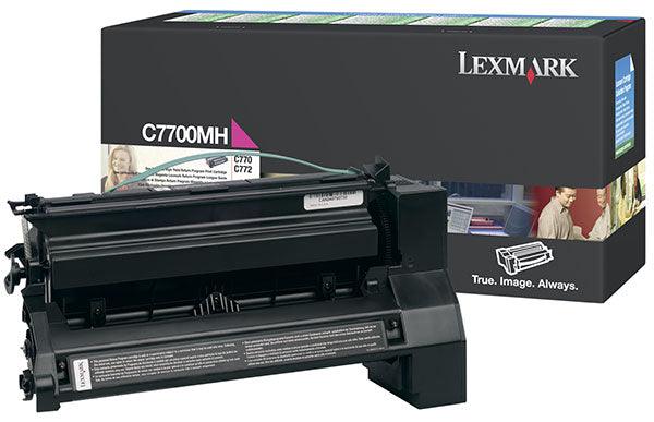 OEM Lexmark C7700MH Toner Cartridge Magenta 10K Return Program