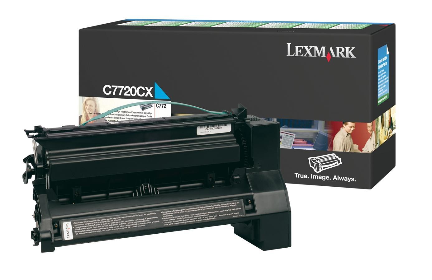 OEM Lexmark C7720CX Toner Cartridge Cyan 15K - TonerParts