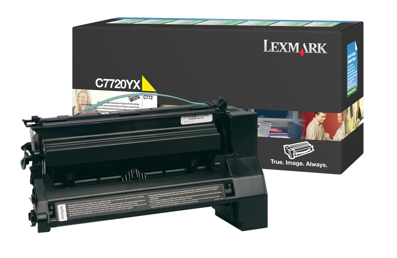 OEM Lexmark C7720YX Toner Cartridge Yellow 15K - TonerParts