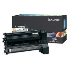 OEM Lexmark C780H1KG Toner Cartridge Black 10K Return Program