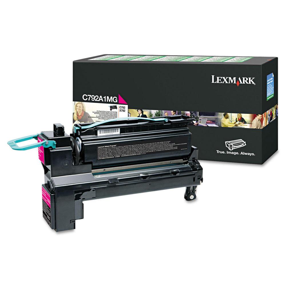 OEM Lexmark C792A1MG Toner Cartridge Magenta 6K Return Program - TonerParts