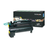 OEM Lexmark C792A1YG Toner Cartridge Yellow 6K Return Program