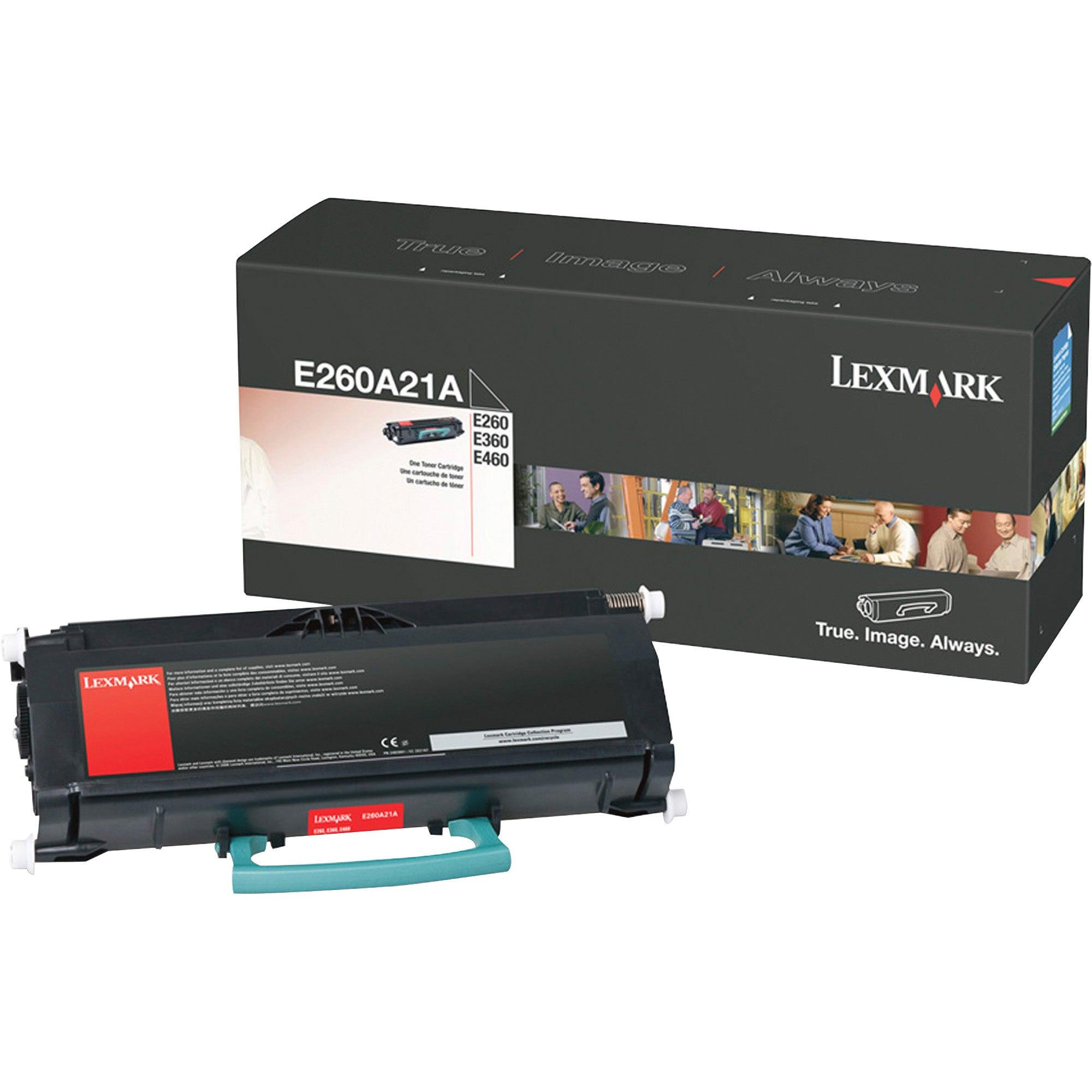 OEM Lexmark E260A21A Toner Cartridge Black 3.5K - TonerParts