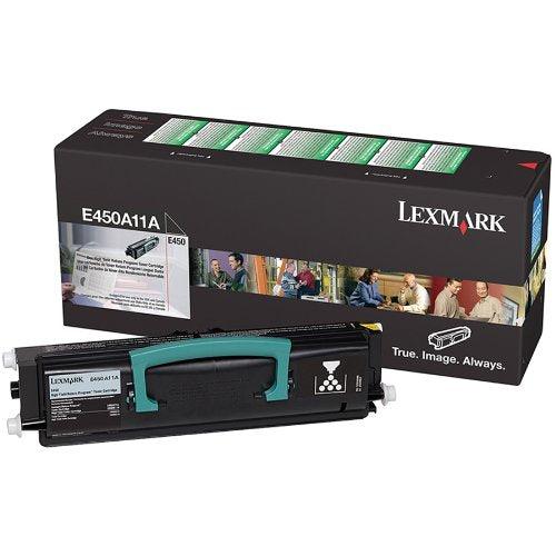 OEM Lexmark E450A11A Toner Cartridge Black 6K Return Program - TonerParts