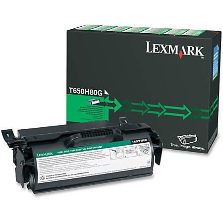 OEM Lexmark T650H80G, T650, T652, T654 Toner Cartridge - Black - 25K