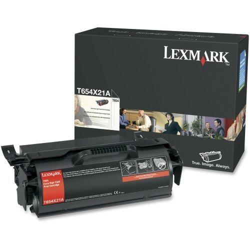 OEM Lexmark T654X21A, T654, T656 Toner Cartridge - Black - 36K
