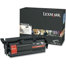 OEM Lexmark T654X21A, T654, T656 Toner Cartridge - Black - 36K