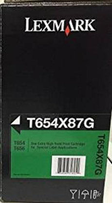 OEM Lexmark T654X87G, T654, T656 Toner Cartridge - Black - 36K