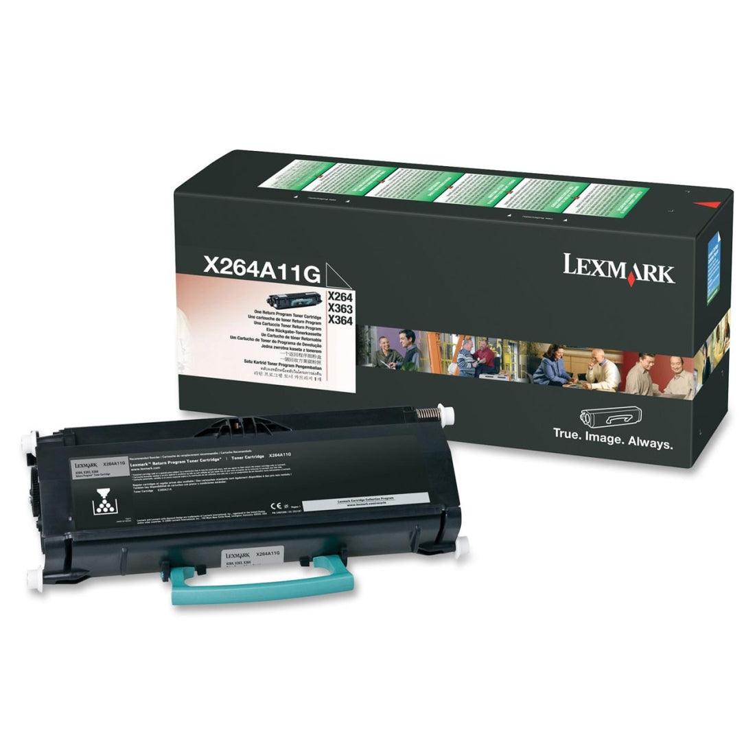 OEM Lexmark X264A11G Toner Cartridge Black 3.5K Return Program - TonerParts