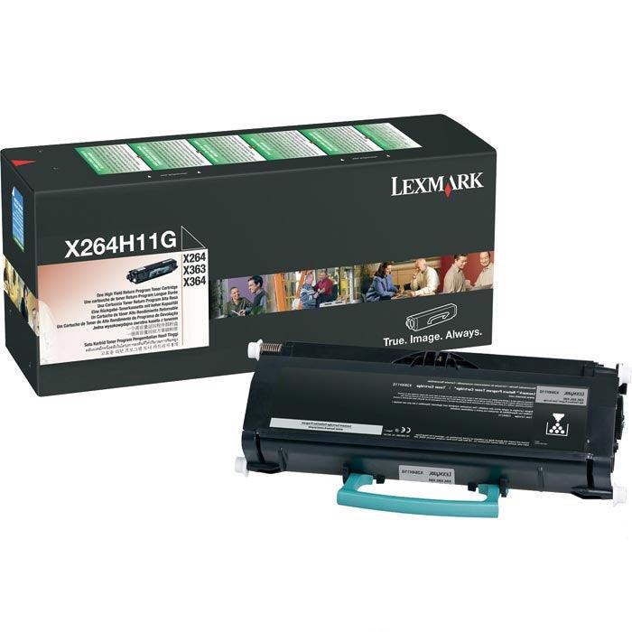 OEM Lexmark X264H11G Toner Cartridge Black 9K Return Program - TonerParts