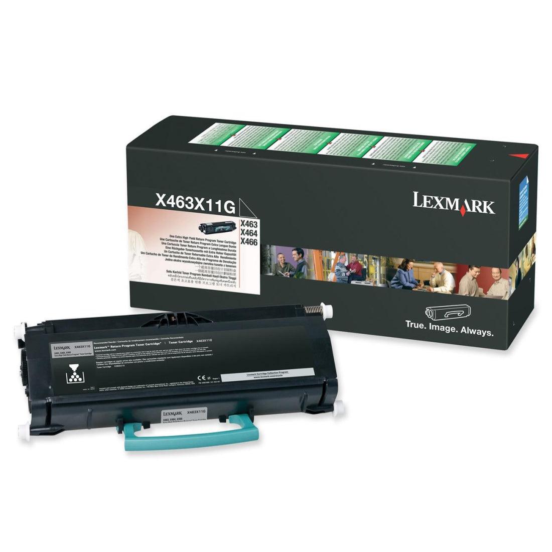 OEM Lexmark X463X11G X463X21G Toner Cartridge Black 15K Return Program - TonerParts