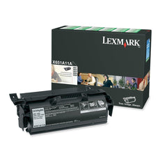 OEM Lexmark X651A11A Toner Cartridge Black 7K Yield Return Program