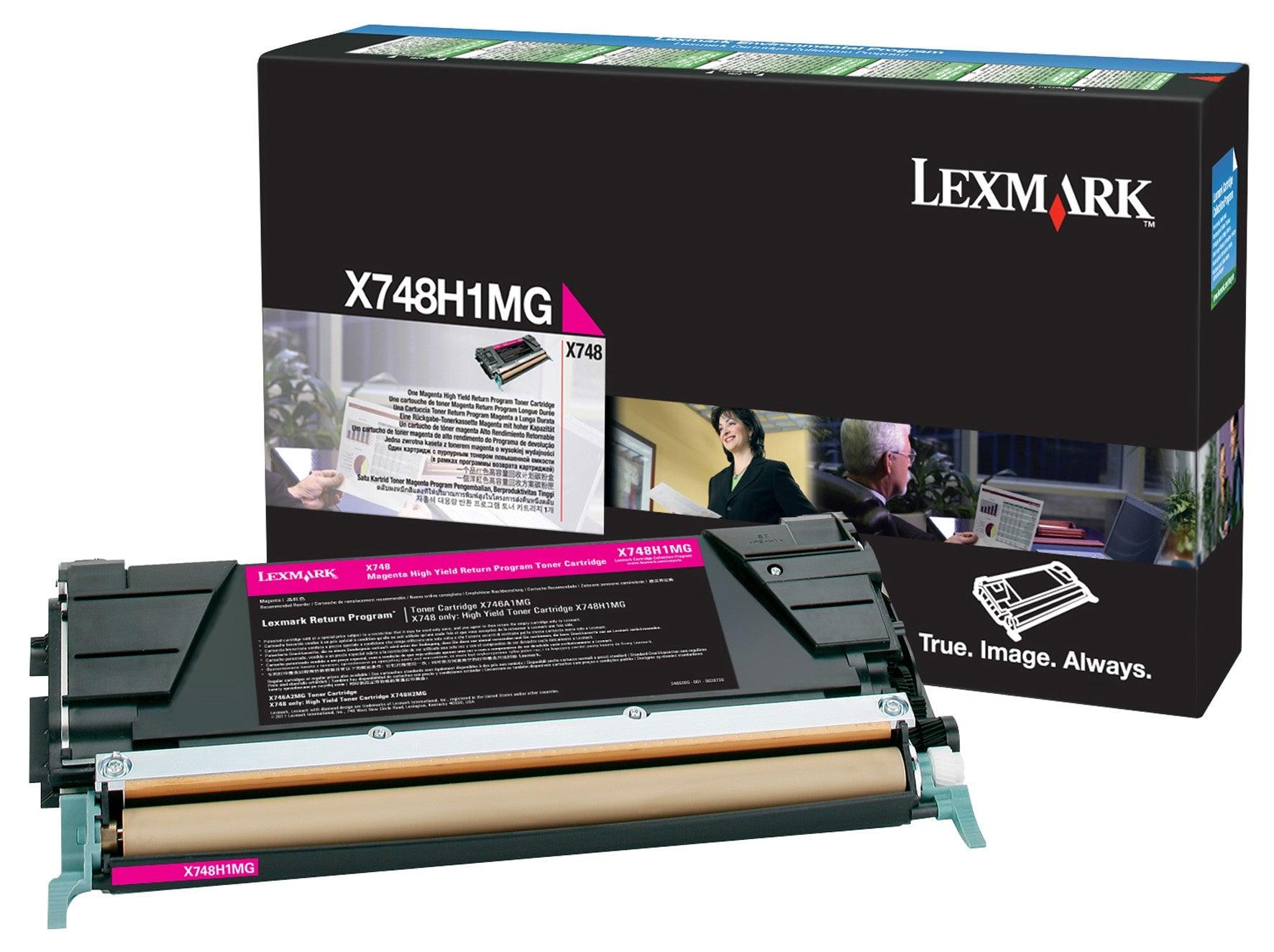 OEM Lexmark X746A1MG Toner Cartridge Magenta 7K Return Program - TonerParts