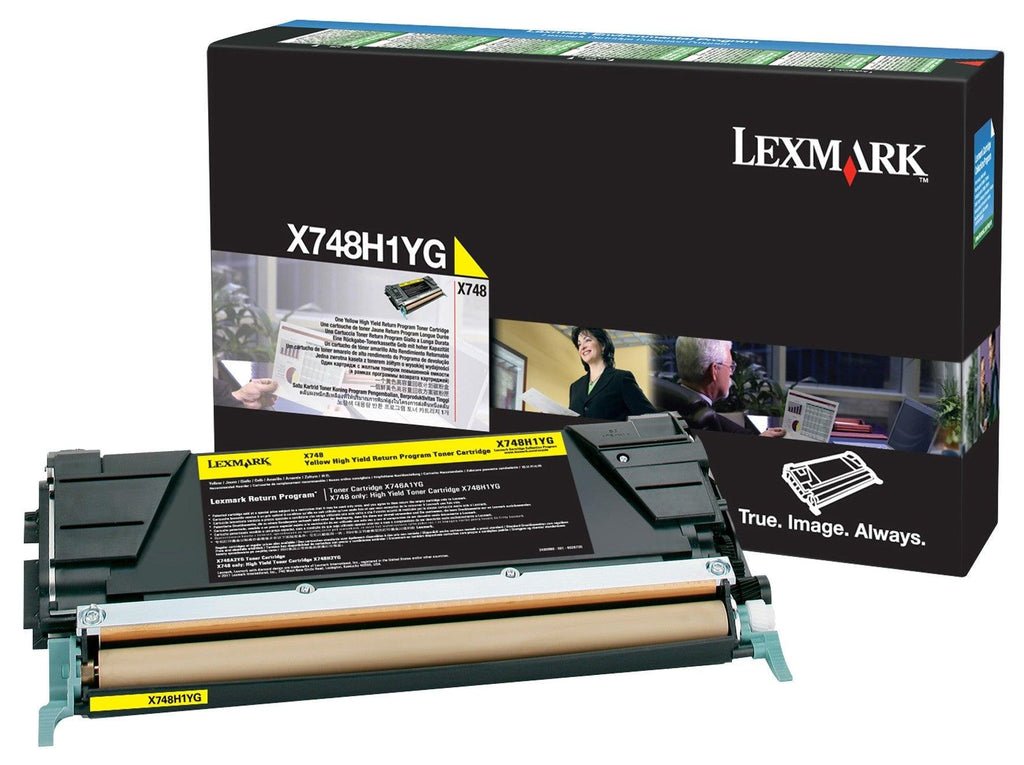 OEM Lexmark X748H1YG Toner Cartridge Yellow 10K Return Program
