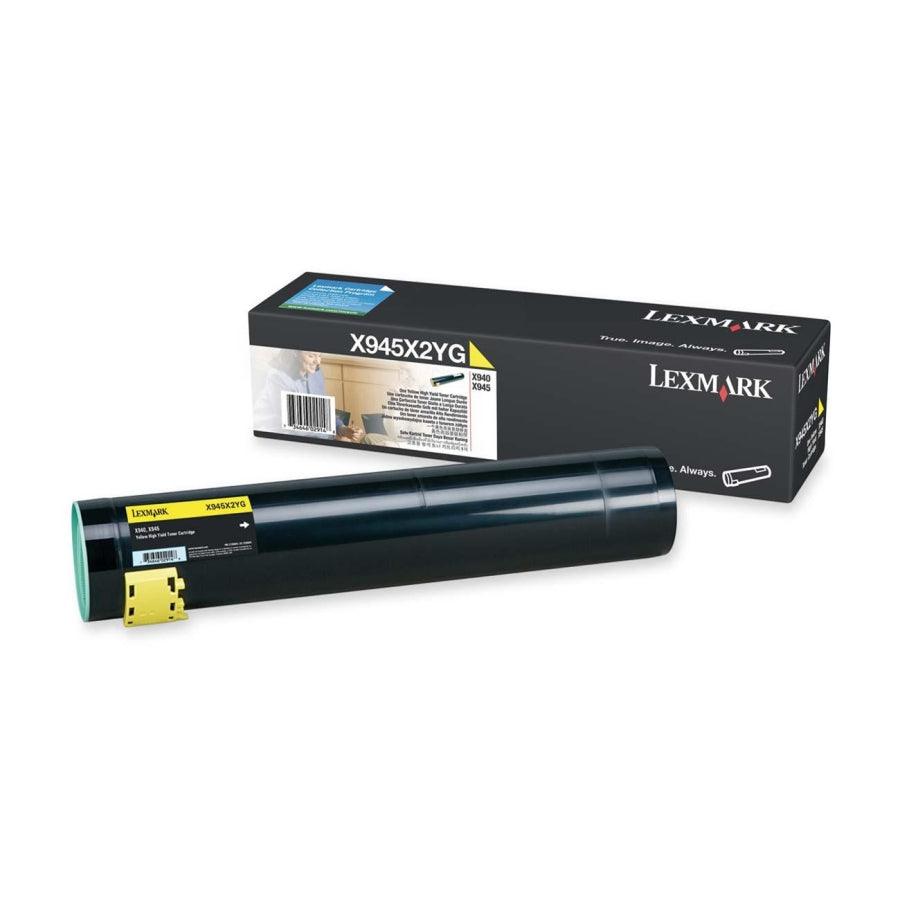 OEM Lexmark X945X2YG Toner Cartridge For X940 Yellow 22K - TonerParts