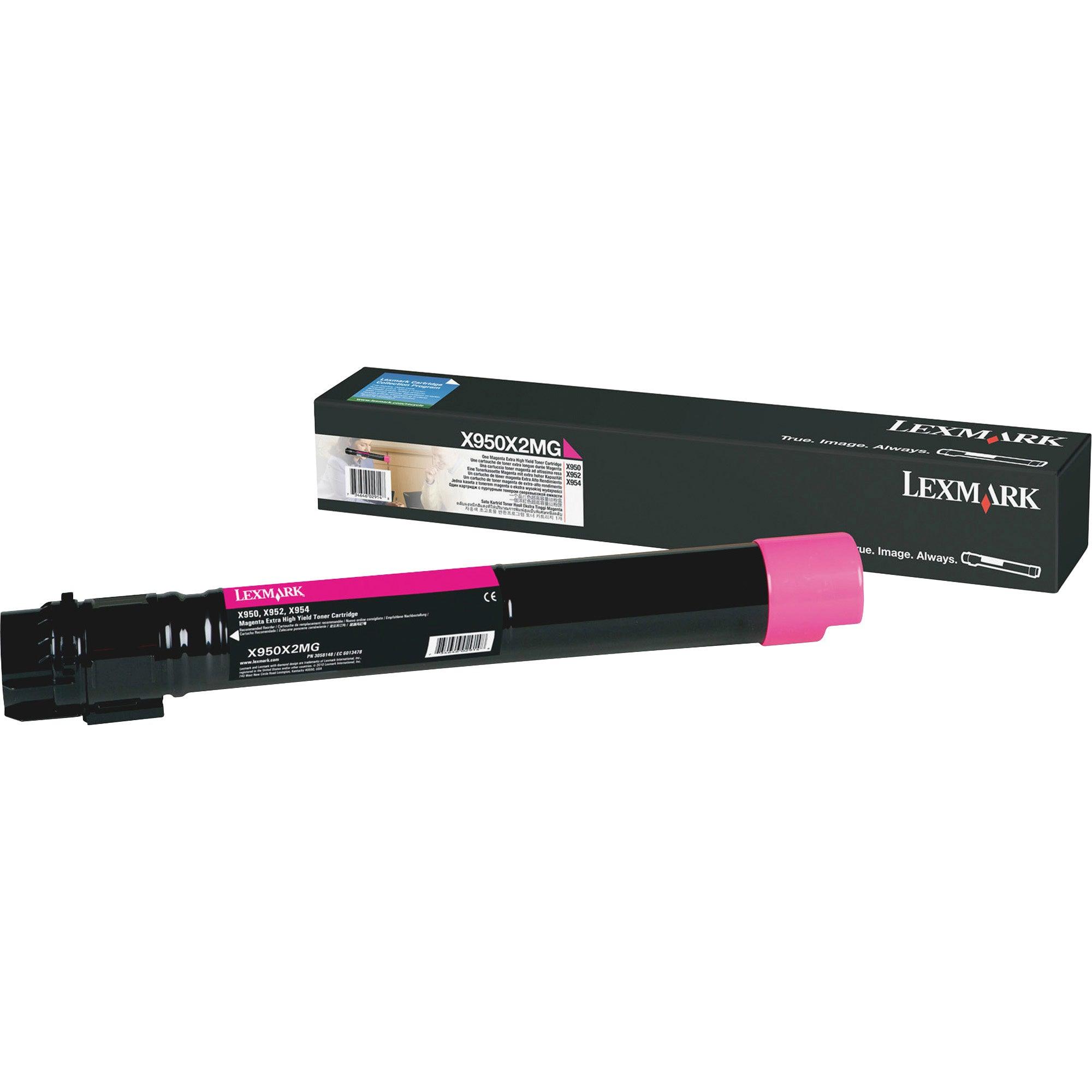 OEM Lexmark X950X2MG Toner Cartridge Magenta 22K High Yield - TonerParts
