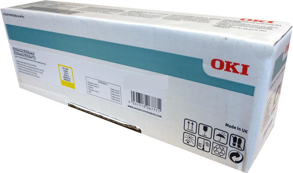 OEM OKIData ES5473 46490617 Toner Cartridge Yellow 5.3K - TonerParts