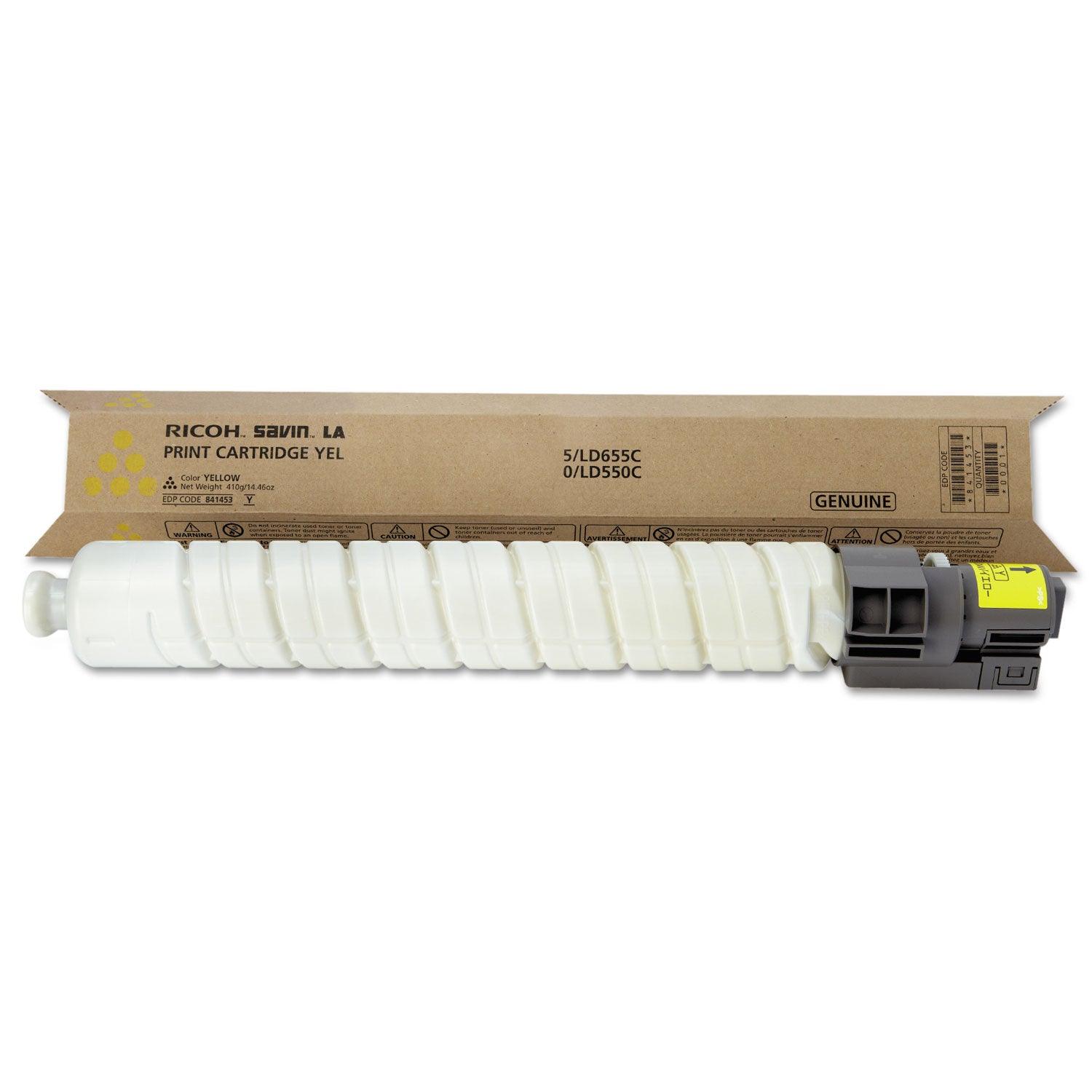 OEM Ricoh 841285 Toner Cartridge Yellow 17K - TonerParts