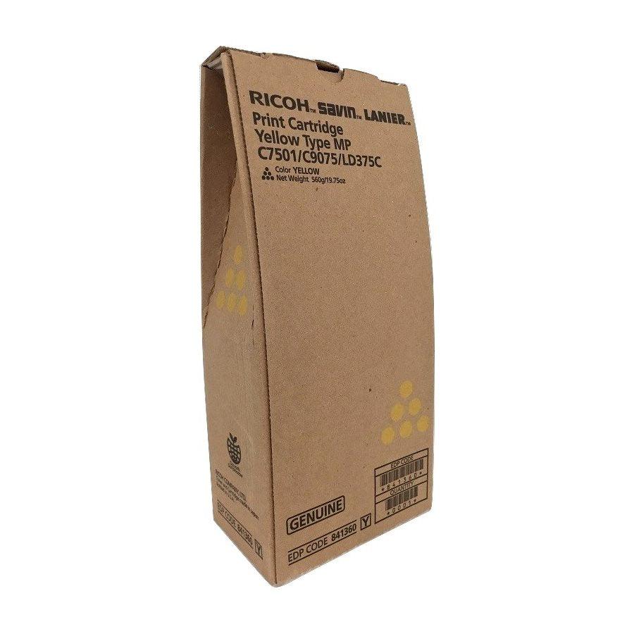 OEM Ricoh 841360 Toner Cartridge - Yellow (21,600 Yield) - TonerParts