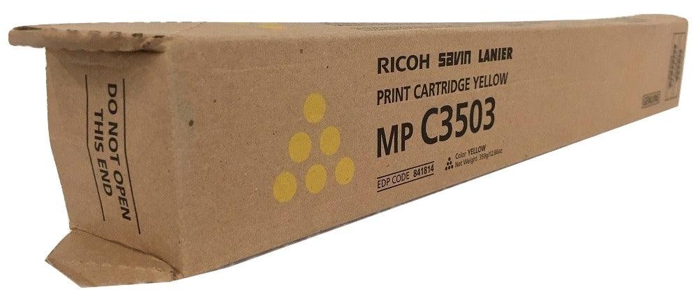 OEM Ricoh 841814, 841818 Toner Cartridge For MPC3003 Yellow - 18K - TonerParts