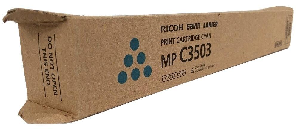 OEM Ricoh 841816, 841820 Toner Cartridge For MPC3003 Cyan - 18K - TonerParts
