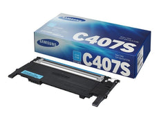 OEM Samsung CLT-C407S SU001A Laser Toner Cartridge Cyan 1K