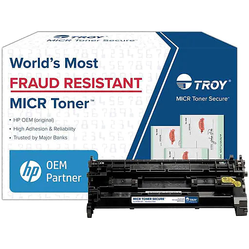 OEM Troy CF258A 58A MICR Toner Cartridge Black 3K - TonerParts