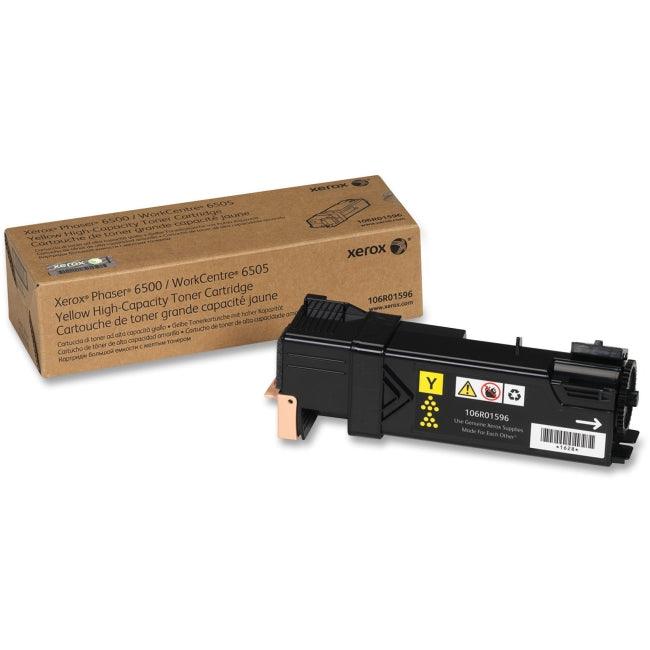 OEM Xerox 106R01596 Toner Cartridge Yellow 2.5K - TonerParts